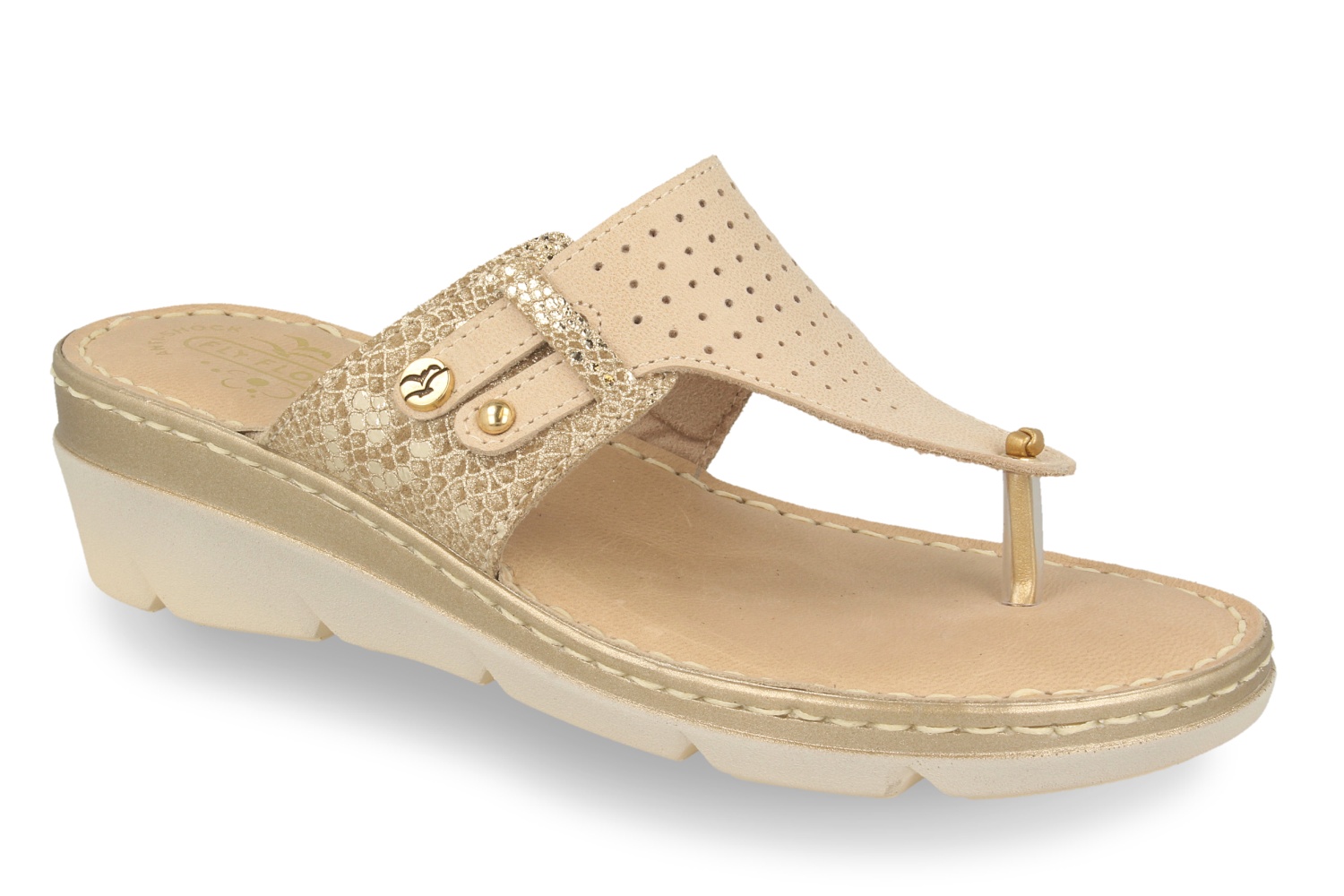 FLY FLOT Leather Sandals Collection - Comfort Made In Italy with 4-Point of Wellness.